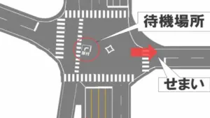 Quy định rẽ phải hai bước đối với xe máy 50 phân khối ở Nhật