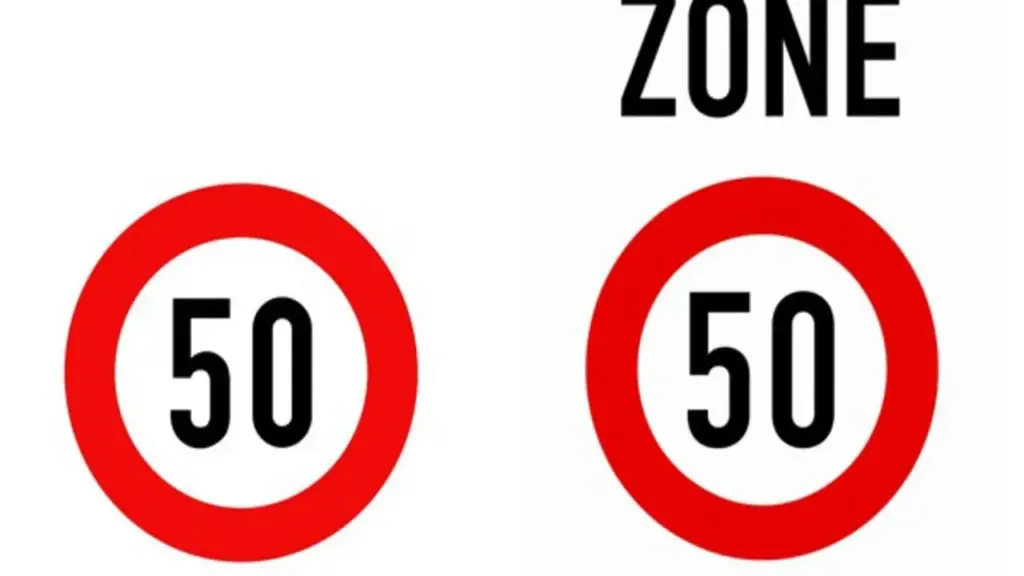 Phân biệt biển báo viền đỏ, chữ đen, nền trắng khác nhau chữ 'ZONE' thế nào?