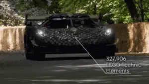Siêu xe Koenigsegg bằng lego đạt tốc độ hơn 110 km/h