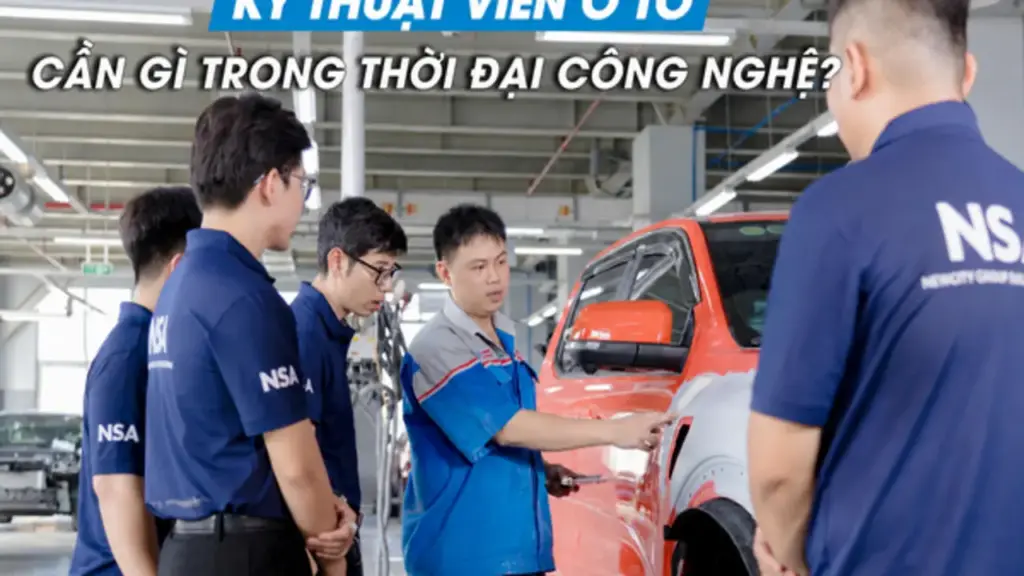 Từ lớp học đến showroom: Kỹ thuật viên ô tô cần gì trong thời đại công nghệ?