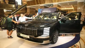 Hyundai Palisade thế hệ mới bất ngờ được trưng bày tại Hà Nội